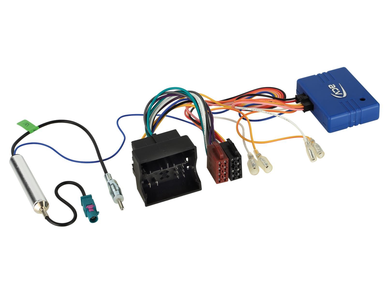CAN-Bus Kit VAG 52Pin Quadlock>ISO/Antenne Fakra>DIN lose